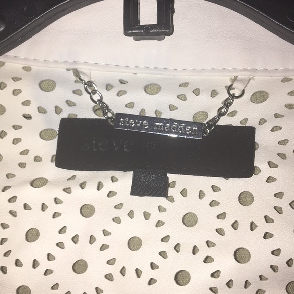 Steve Madden Laser cut moto jacket - Picture 4 of 6
